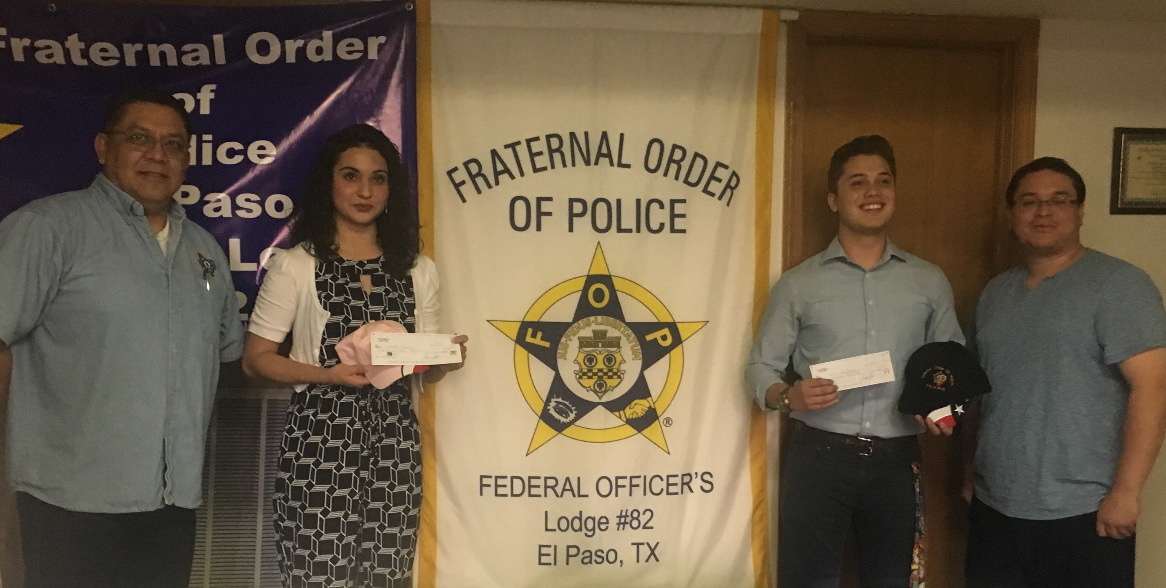 2018 FOP Scholarship Winners Grecia Ramos Jacob Martinez